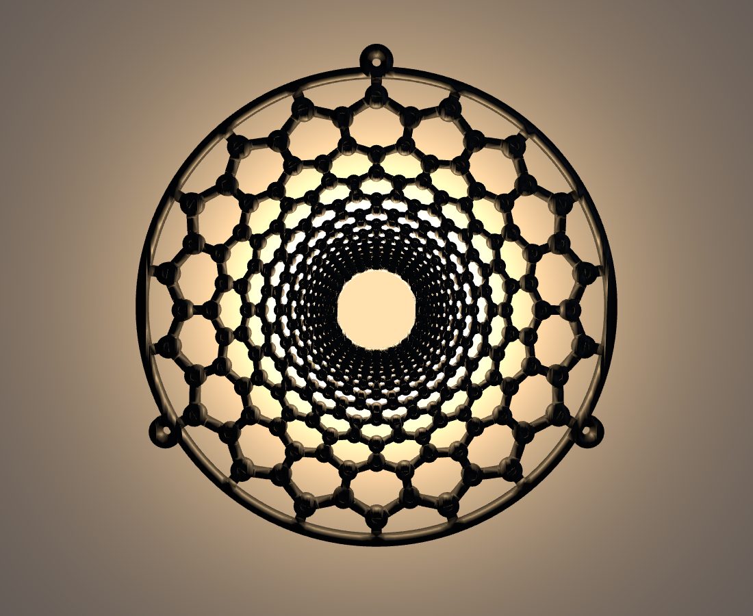 Honeycomb tunnel wall light