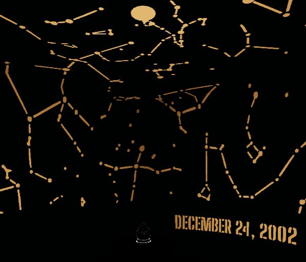 Stars and constellations thrown on the walls